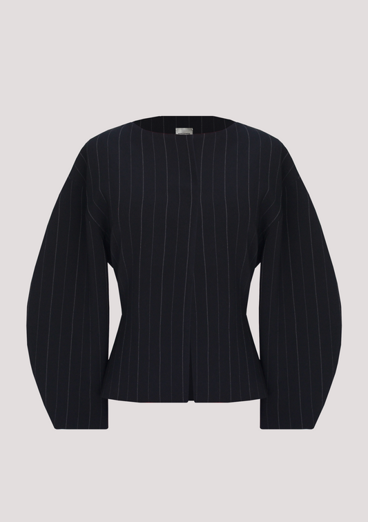 Elsie Jacket in Pinstripe