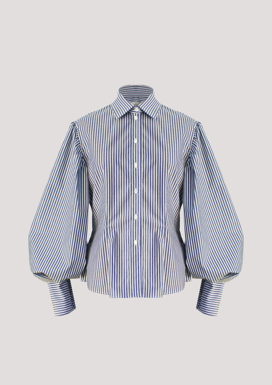 Lillian Shirt in Pinstripe