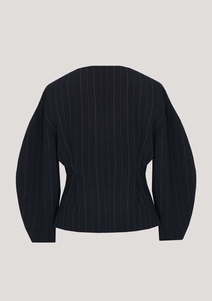 Elsie Jacket in Pinstripe