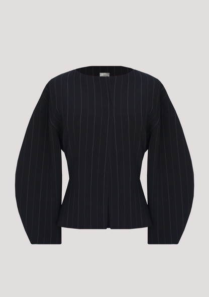 Elsie Jacket in Pinstripe